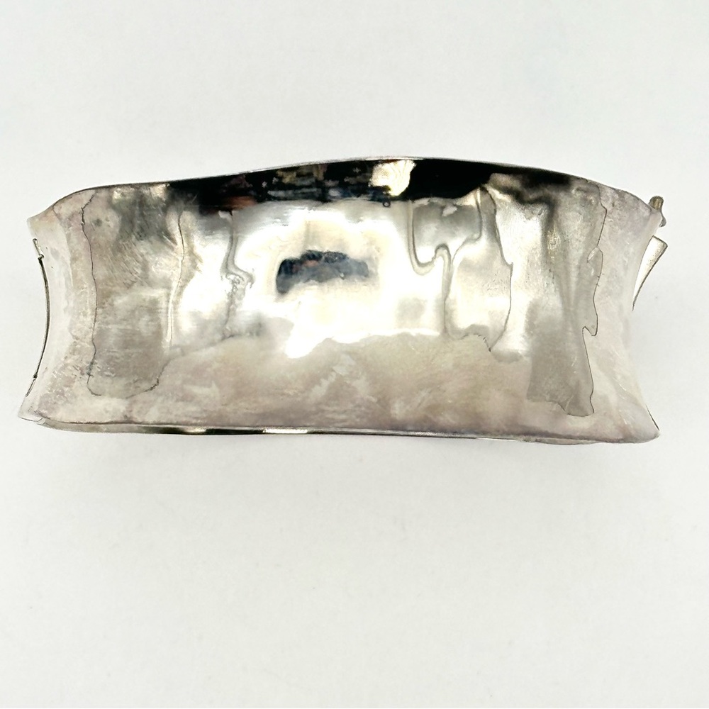 Silpada Retired B2260 Sterling silver Sommelier Hinged Bangle Bracelet - Picture 3 of 9